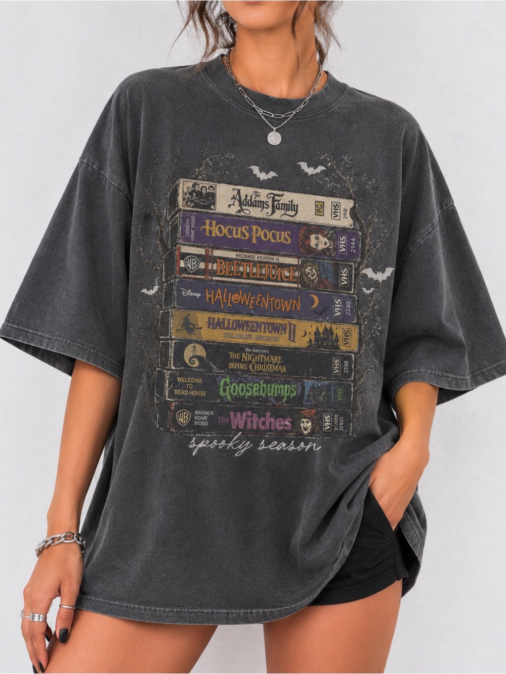 Vintage Fall Halloween Tee Spooky Season Comfort Colors T-Shirt